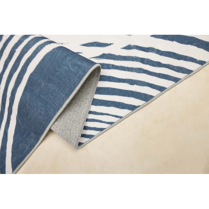 Rectangle Dugue Area Rug with Non-Slip Backing, Rectangle 6' x 9'