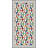  Geometric Vinyl Area Rug in Gray-1495902413