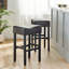 30-inch Leather Backless Bar Stool,Set of 2