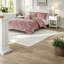 Ensembles de literie en velours luxueux, style glamour en polyester rosé pour la maison