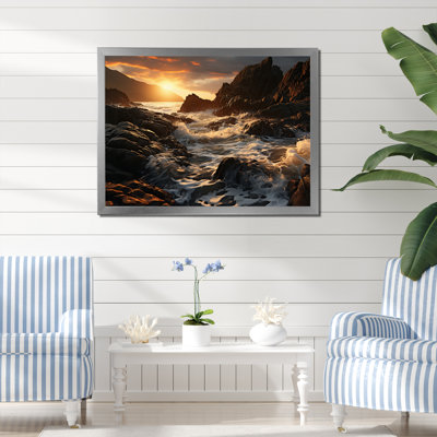 Rocky Beach Rocky Seascapes II - Nautique et plage, impressions sur toile