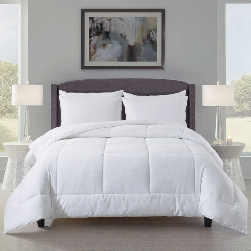 Édredon en duvet synthétique toutes saisons, Édredon simple en duvet synthétique