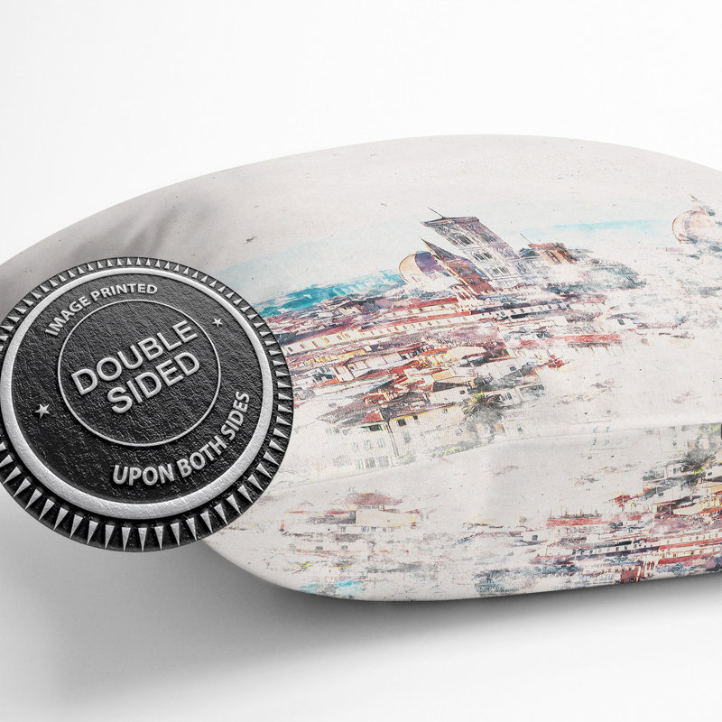 Square Throw Cushion, 55cm H x 55cm W x 20cm D