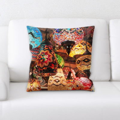 Microsuede Reversible Throw Pillow