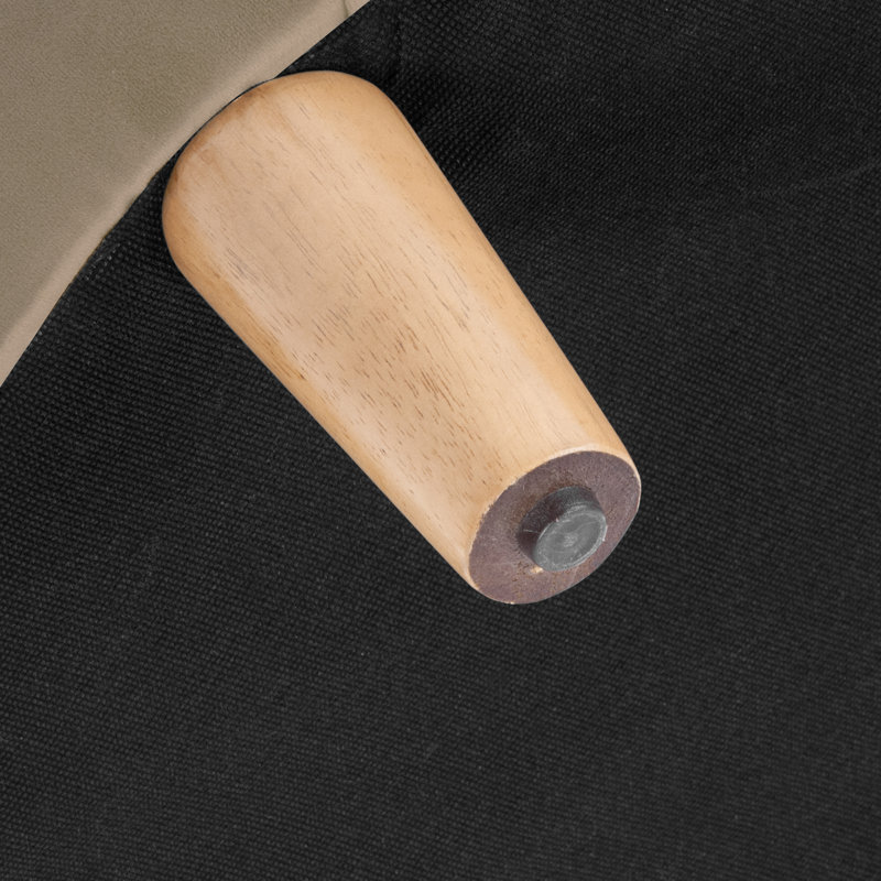 Lit luxueux pour animal de compagnie - velours brun clair, Velours havane