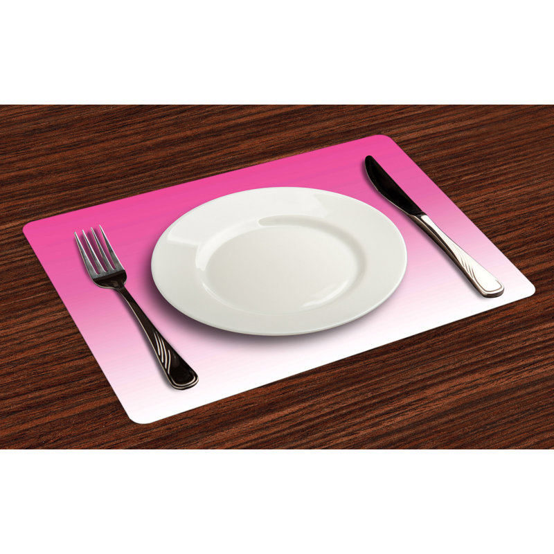 Napperon Ombre 18,5 ", Rose