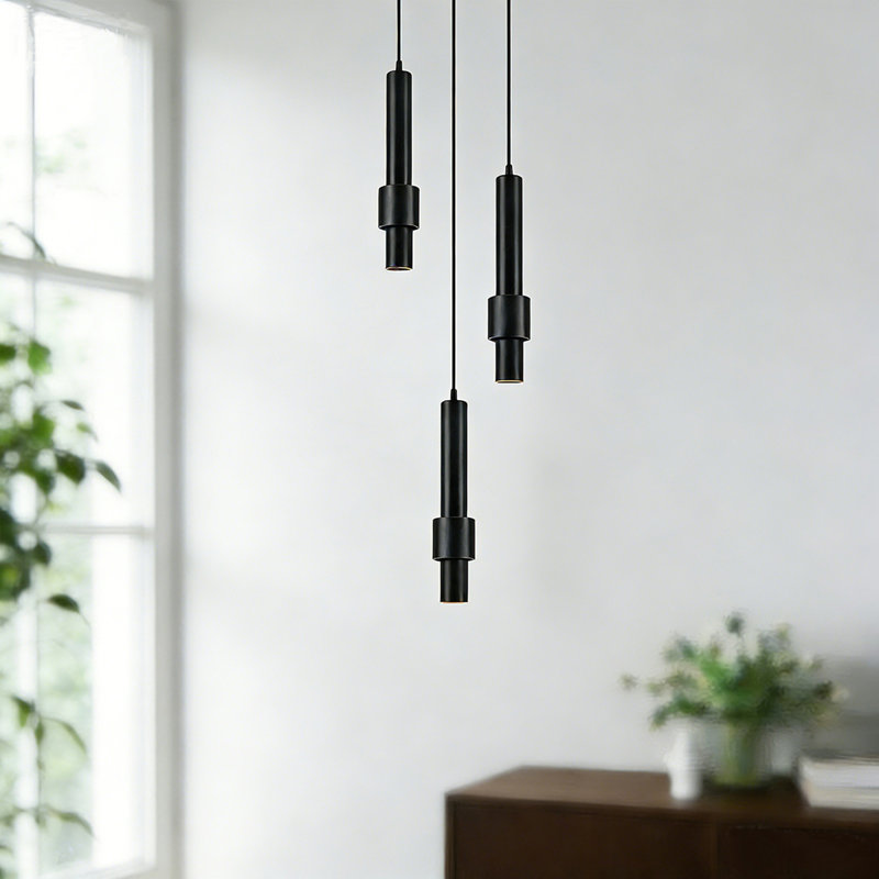 Luminaire suspendu à intensité variable 1 lumière noire