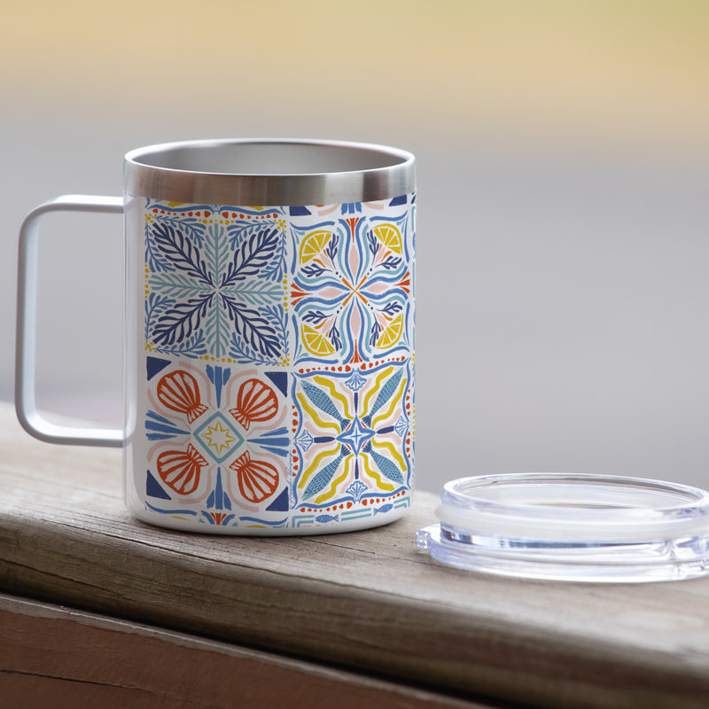 Tasse en acier inoxydable avec couvercle Suncoast