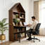 Bureau d'artisanat pliant avec tablettes de rangement