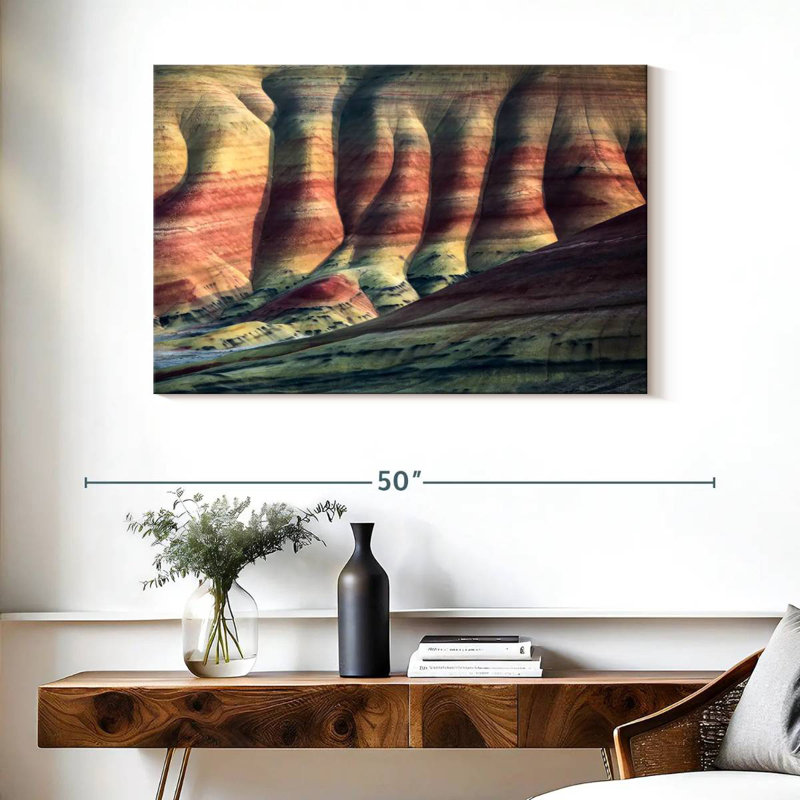 Alvord Painted Hills, H 26 po x l 39 po