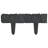 Baghdo 8.9" H x 9.8" W Gray Composite Lawn Edging