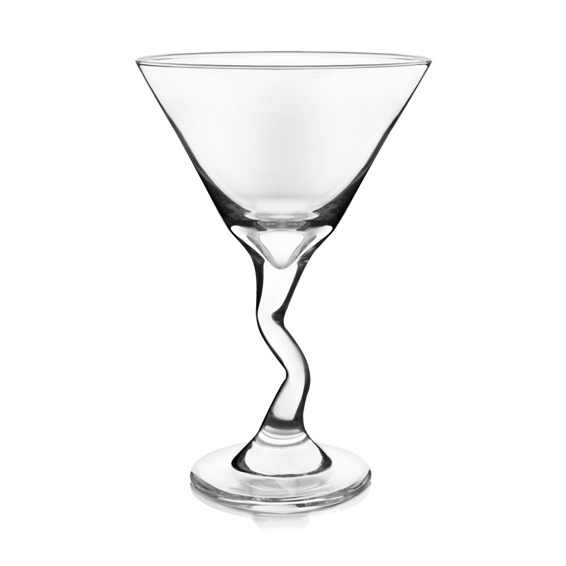 Libbey Z-Stem Martini Glasses, 9-ounce, Set of 4