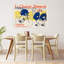 Reproduction d'art mural rétro classique de la chaîne The Simpson-129715746