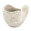 Pot à fleurs texturé beige sable et ciment idéal pour les herbes ajoutant une ambiance paisible à votre chambre à coucher-499092868