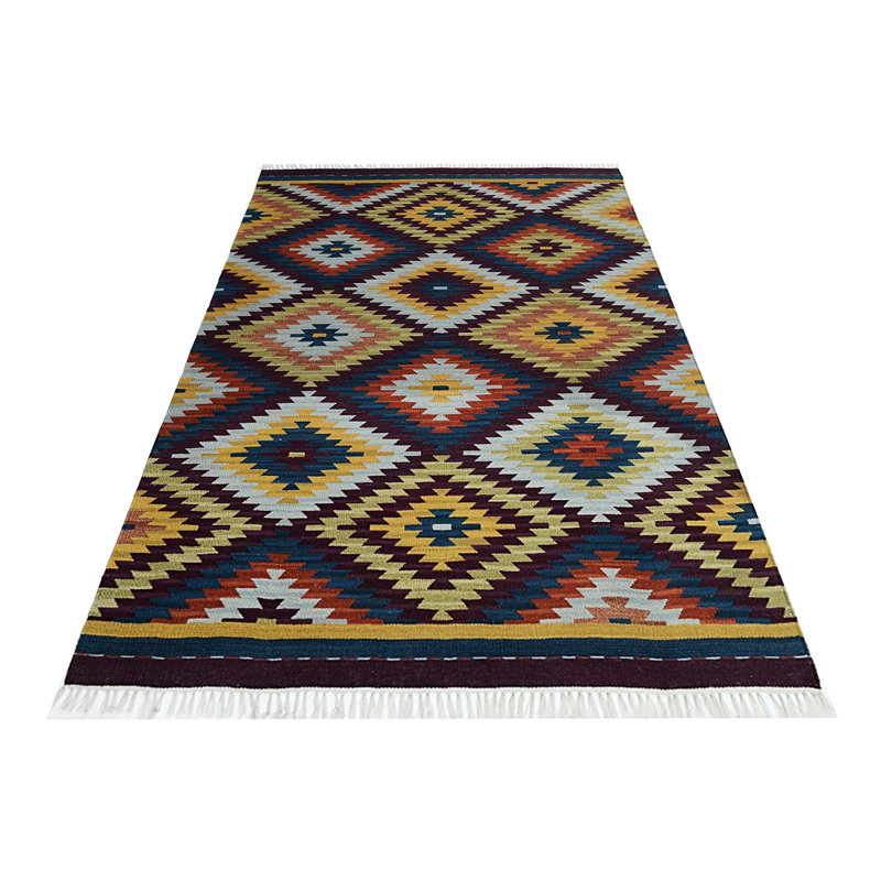 Southwestern Wool Hand Woven Area Rug, Rectangle 170 x 230cm