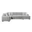 Canapé modulaire 4 pièces avec lit escamotable-1052542299