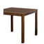 Ensemble de table de salle à manger cinq pièces de style transitionnel avec table carrée et chaises à lattes pour une expérience de salle à manger polyvalente-639188807