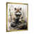 Cadre photo doré simple sélectionné