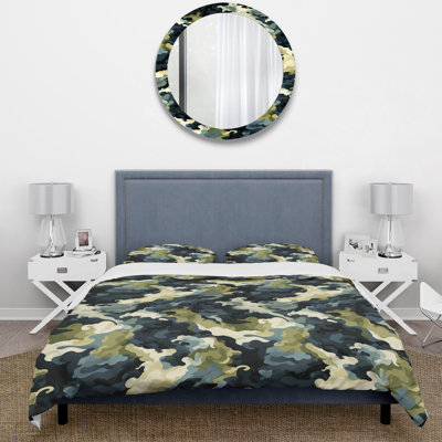 Ensemble de housse de couette Retro Revival - Camouflage