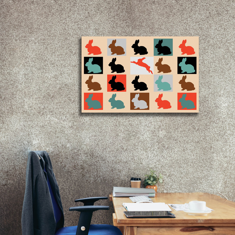 «Colorful Baby» par Mark Ashkenazi, art mural sur toile, H 26 po x l 40 po x P 1,5 po