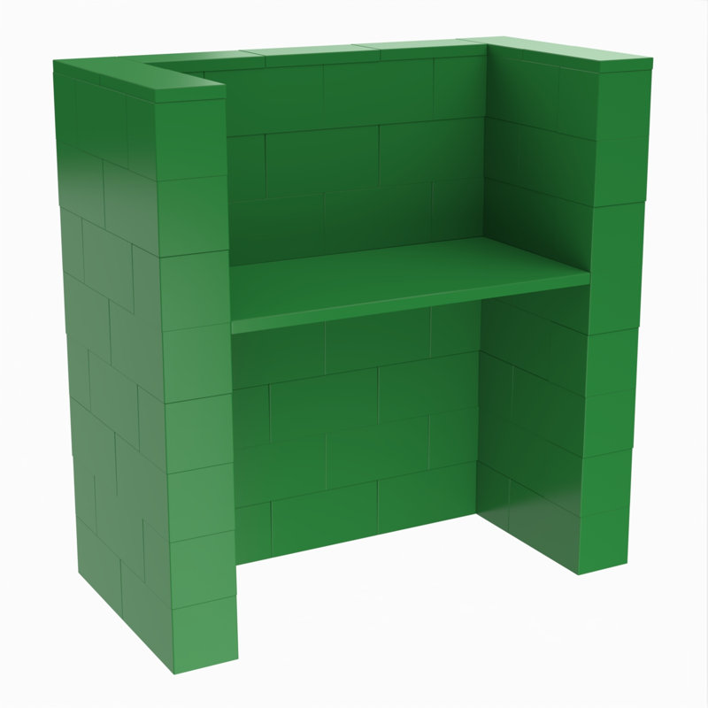 Ensemble de bureau 48 po, Vert