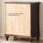 Dark-walnut Solid + Manufactured Wood Accent Cabinet