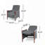 Fauteuil inclinable par pression, structure en bois-1446184511