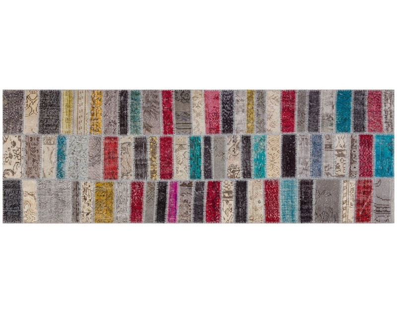 Tapis de couloir multicolore Modern