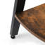 Fabiola 159 cm H x 33 cm W Iron Corner Bookcase