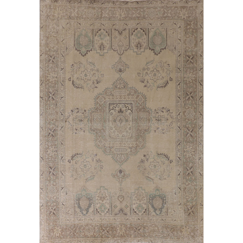 Tapis traditionnel délavé 8 x 11
