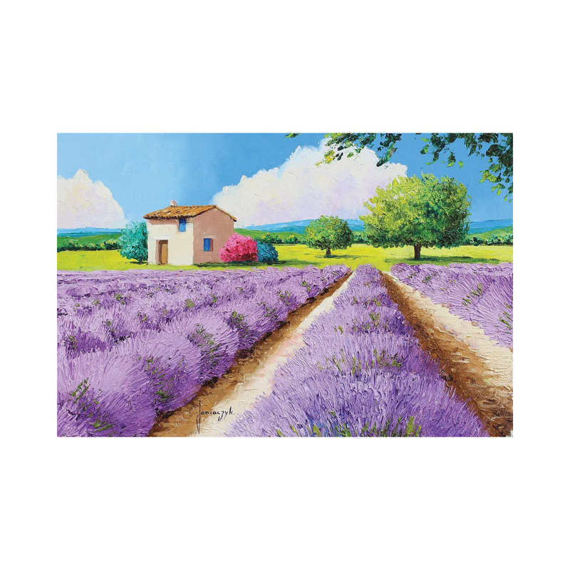 House With Blue Shutters In Provence by Jean-Marc Janiaczyk - Gallery-Wrapped Canvas Giclée on Canvas, No Frame