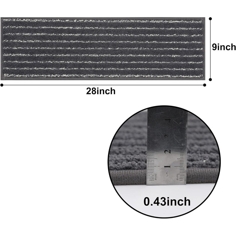 Tapis d'escalier Greison Grey