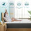 Matelas en mousse viscoélastique moyenne 12 po Alwyn Home Brucker-1670248935