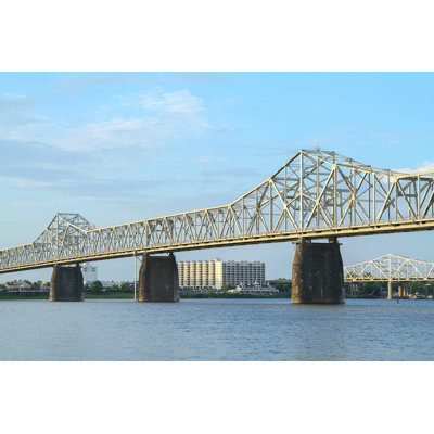 Second Street Bridge by JillianCain - Wrapped Canvas Print