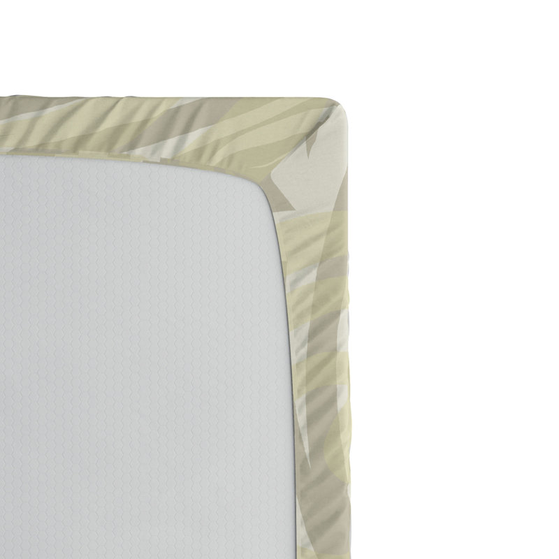 Microfiber Abstract Fitted Sheet, Full Fitted Sheet