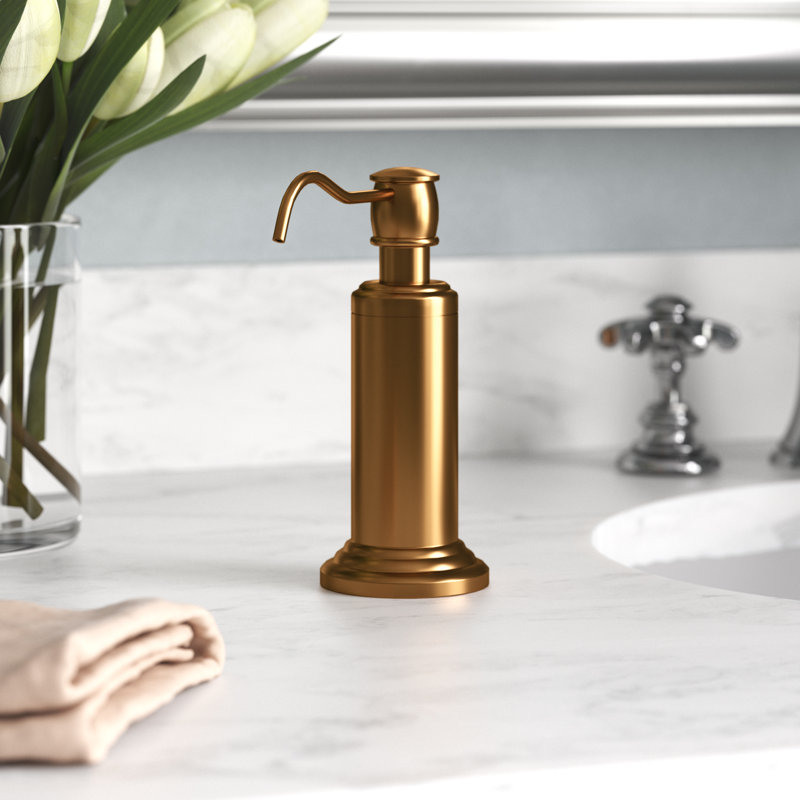 Distributeur de savon sur pied Beresford, Bronze brossé