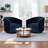 Caysey Upholstered Swivel Accent Chair (Set Of 2)-690141443
