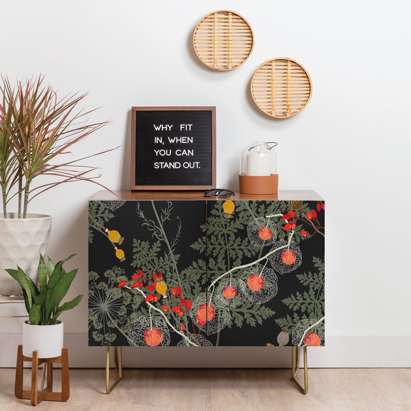 Iveta Abolina Citlali Night 2 Door Credenza Cabinet