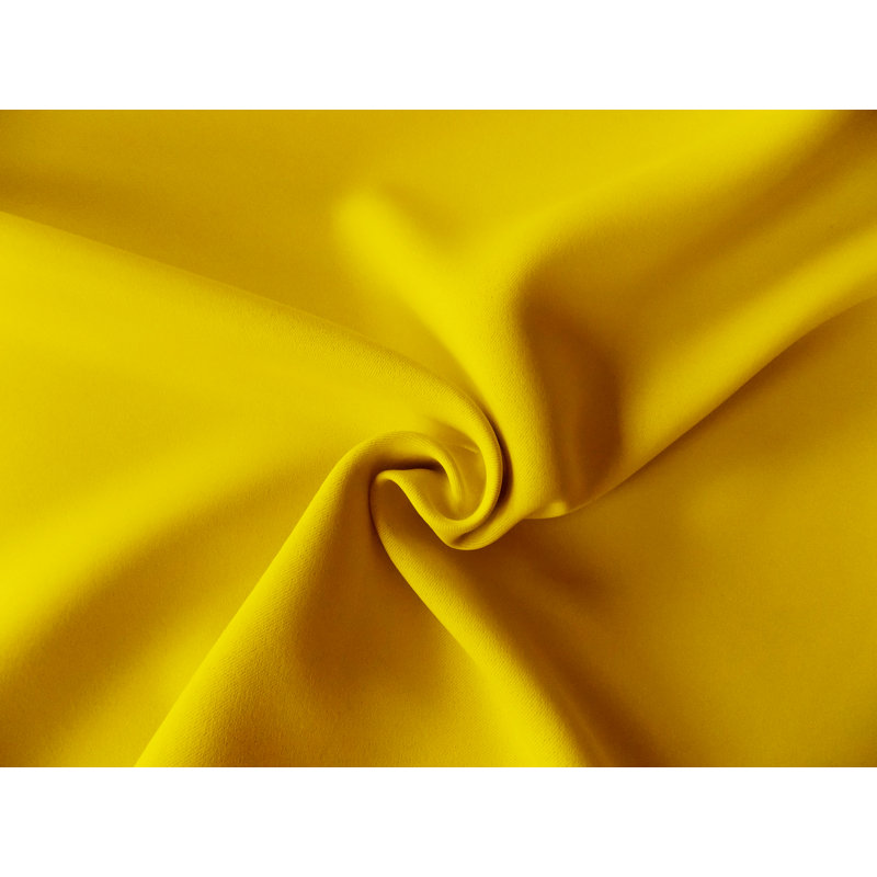Torquay Semi Sheer Curtain Pair, Yellow, 145cm Width x 150cm Drop