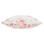 Floral White/Pink Square Throw Cushion