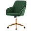 Fauteuil ergonomique en velours pour le travail à domicile - Réglable et assise prolongée-360834170-360834174-360834949