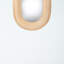 Miroir d'appoint mural brun naturel Morrison