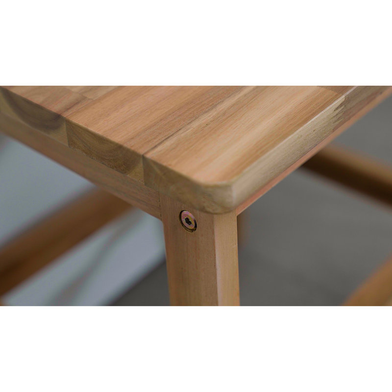 Tabouret à 2 marches en bois, P 16,9 po x l 15,4 po, sécuritaire pour une utilisation polyvalente, capacité portative de 250 lb, espaces minimalistes idéaux
