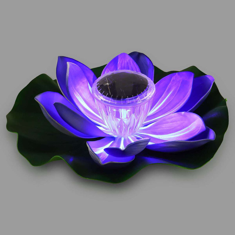 Solar Powered Outdoor Floating Pool Lights, Purple