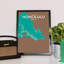 Honolulu City Map - No Frame Print-1523478455