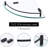  Bathroom Triangle Corner Floating Glass Corner Shelf with Stainless Steel Rail Extra Thick Shower Caddy Wall Mount-1463521428