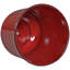 Pot de fleurs extérieur rond en métal Keirstyn - 11 po x 11 po x 12 po - rouge - ensemble de 2-1224510325-1224510327