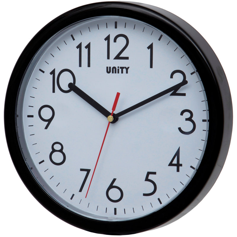 Hastings Wall Clock, Black
