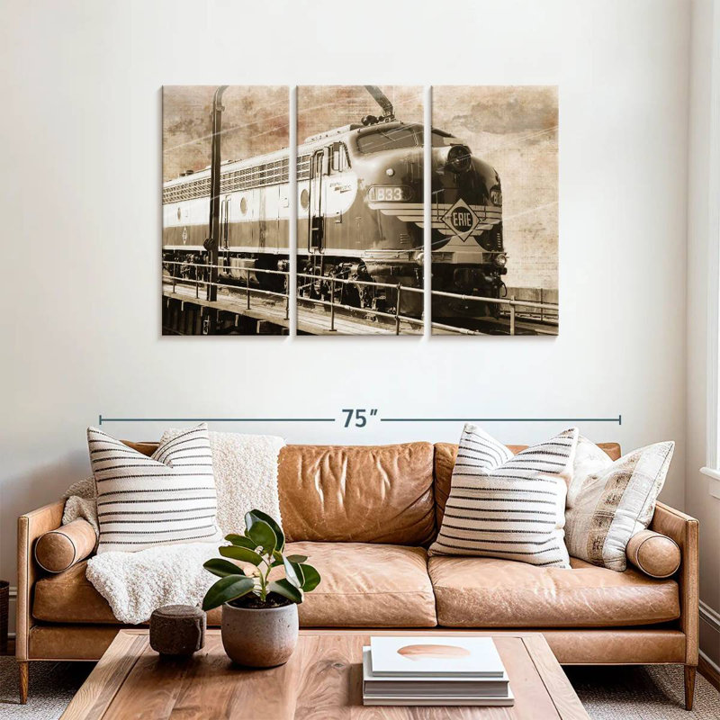 Mehar Erie Train, 36" H x 57" W
