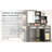 Makeup Vanity With Lights In 3 Colors & Openable Mirror, Vanity Desk With 4 Drawers, 1 Cabinet & Shelves, Rattan Vanity Dresser For Bedroom-1302732604